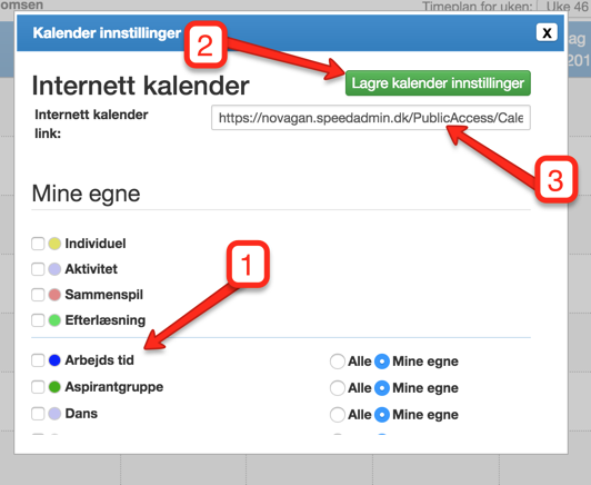 Kalender synkronisering – Guides